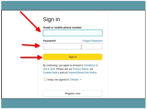 Sign in To Your Amazon Seller Central Account